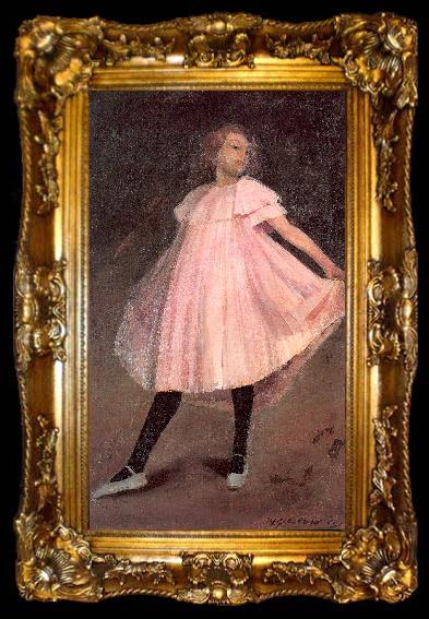 framed  Glackens, William James Dancer in a Pink Dress, ta009-2